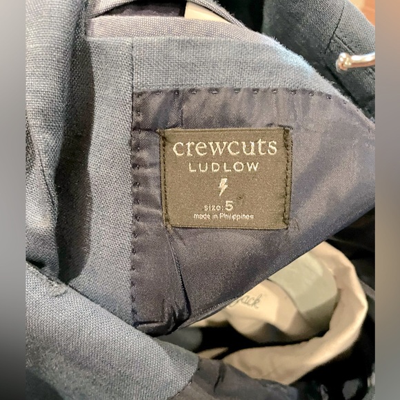 Boys' Ludlow unstructured suit jacket and pants in linen - Picture 4 of 8